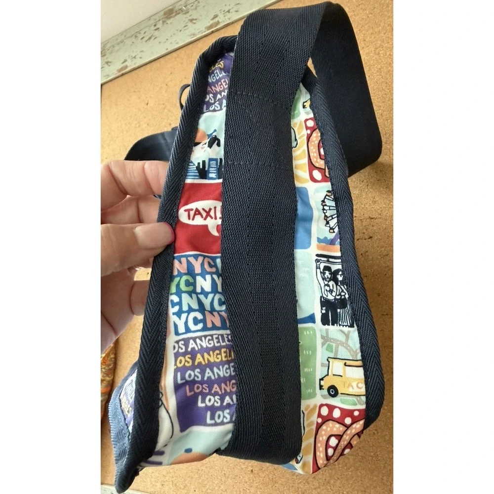 LeSportsac Exclusive‎ Classic Hobo Crossbody NY to LA Pop Art + Pouch